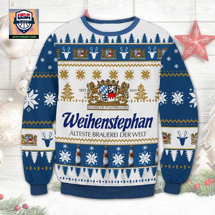 Weihenstephan Beer Ugly Christmas Sweater