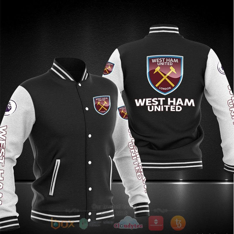 West Ham United Varsity Baseball Jacket for Men & Women | Soccer Team Fan Gift