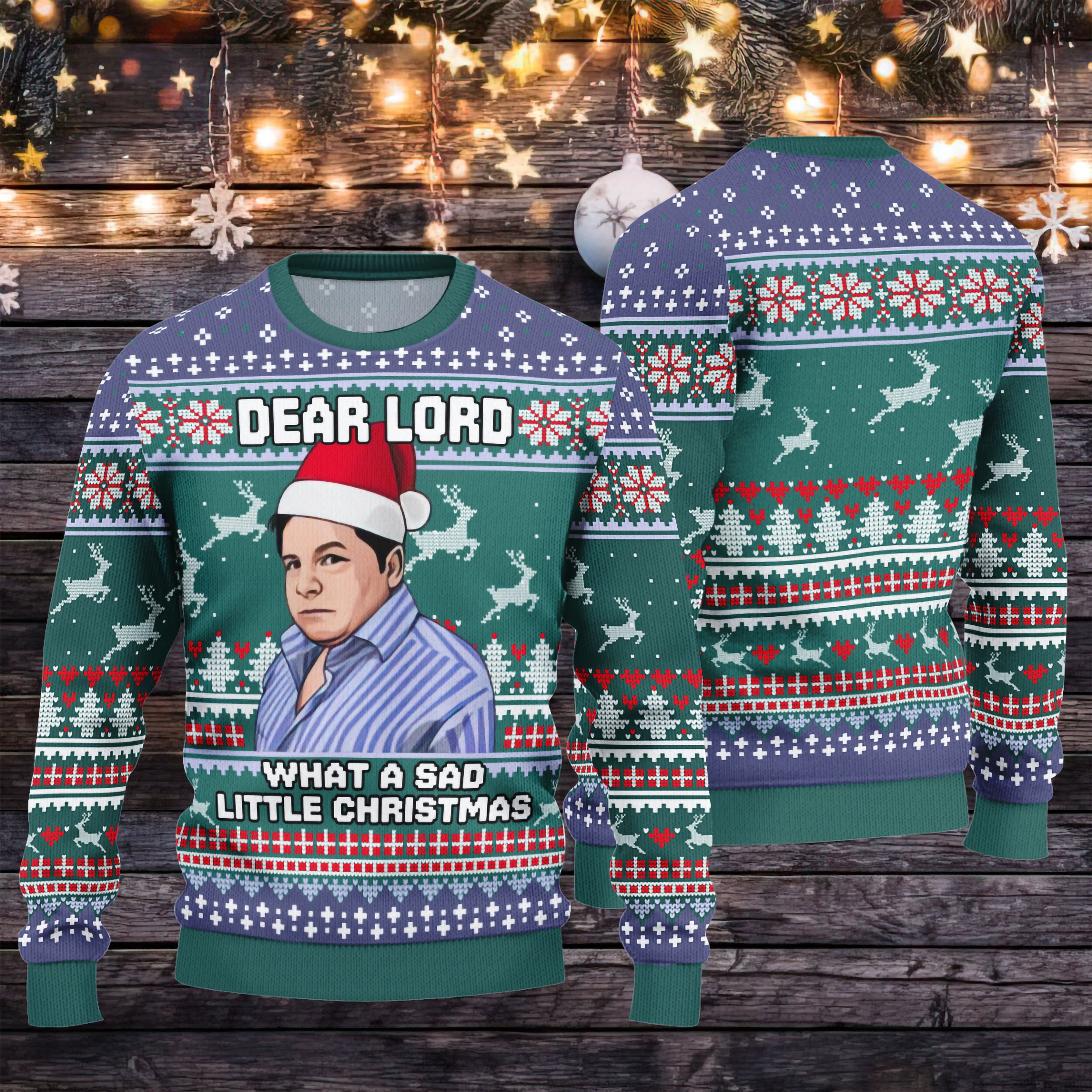 What A Sad Little Merry Ugly Christmas Sweater