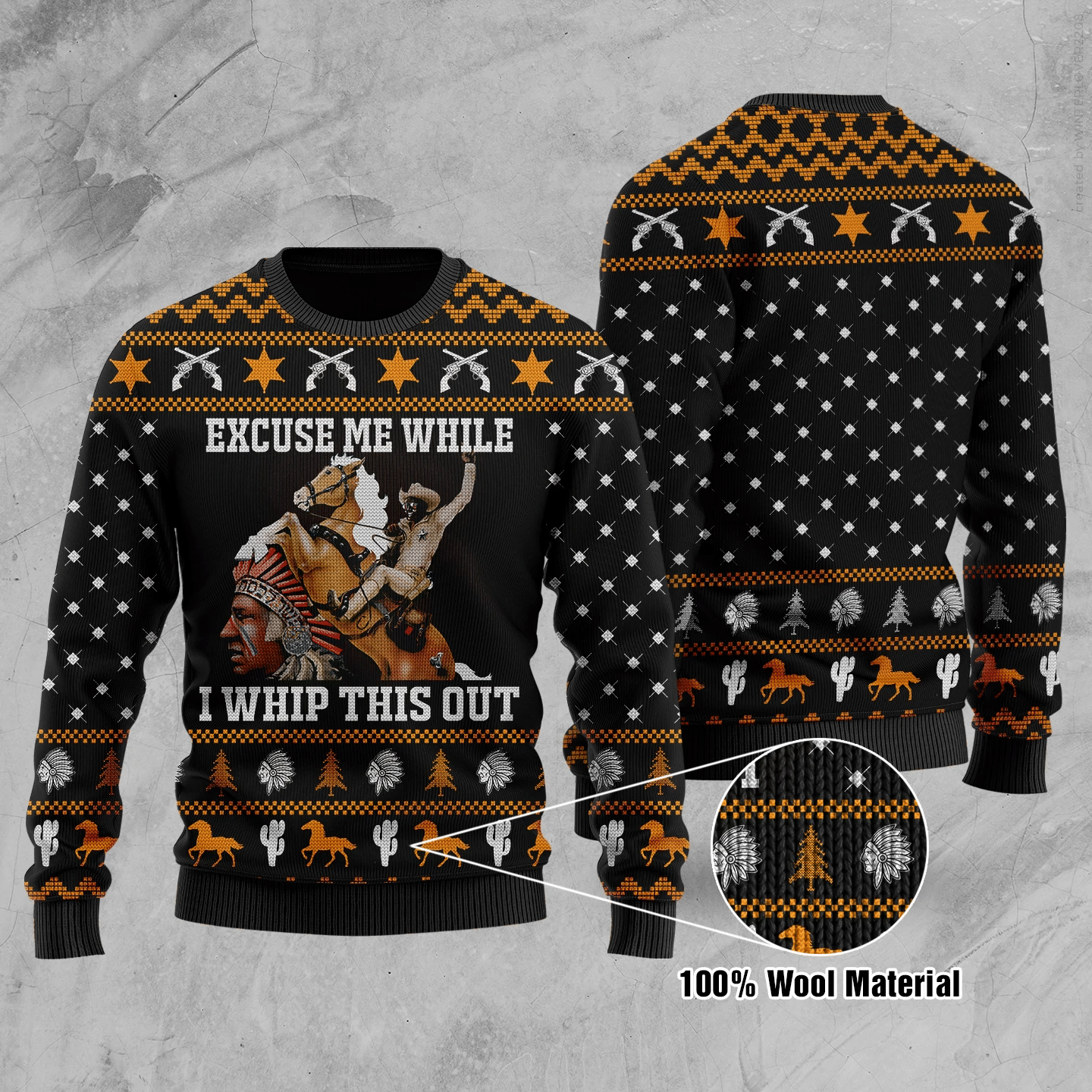 While I Whip This Out 3D Printed Ugly Christmas Sweater