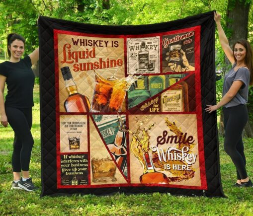Whiskey Definition Fleece Blanket Quilt Blanket Funny For Whisky Lover