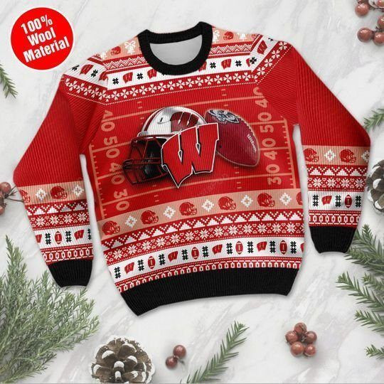 Wisconsin Badgers Ugly Christmas Sweater, Perfect Holiday Gift