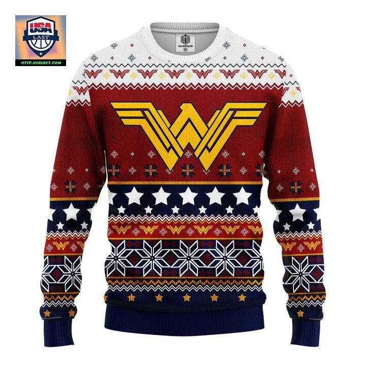 Wonder Woman 3D Christmas Sweater Amazing Gift Idea Thanksgiving Gift