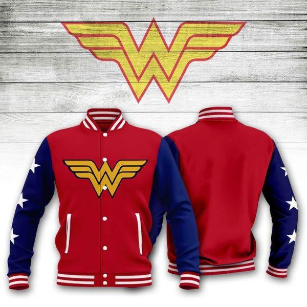 Wonder Woman DC Comics Fashion Baseball Jacket for Men & Women | Superhero Fan Gift