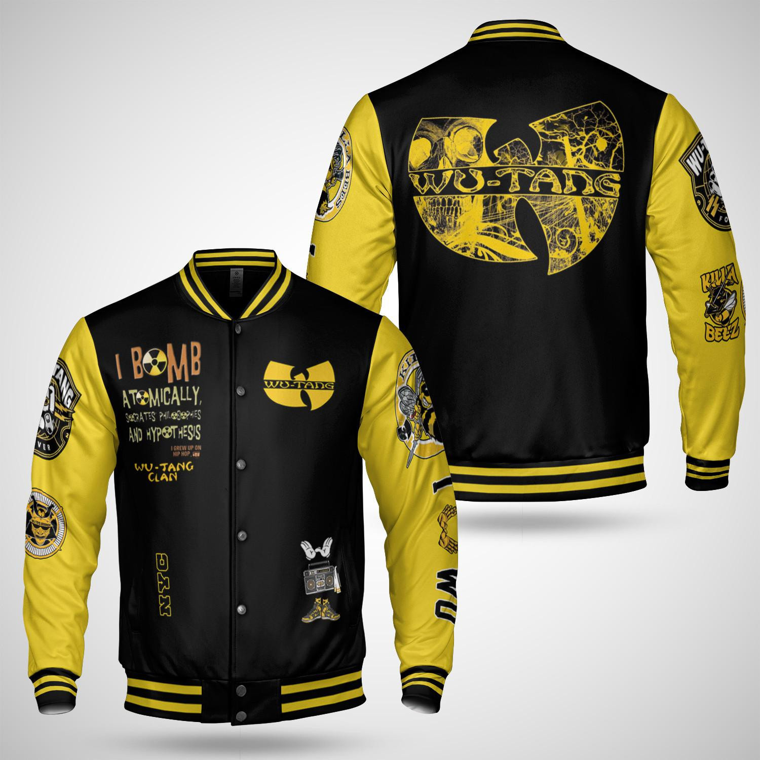 Wu-Tang Clan Fashion Baseball Jacket for Men & Women | Music Fan Gift