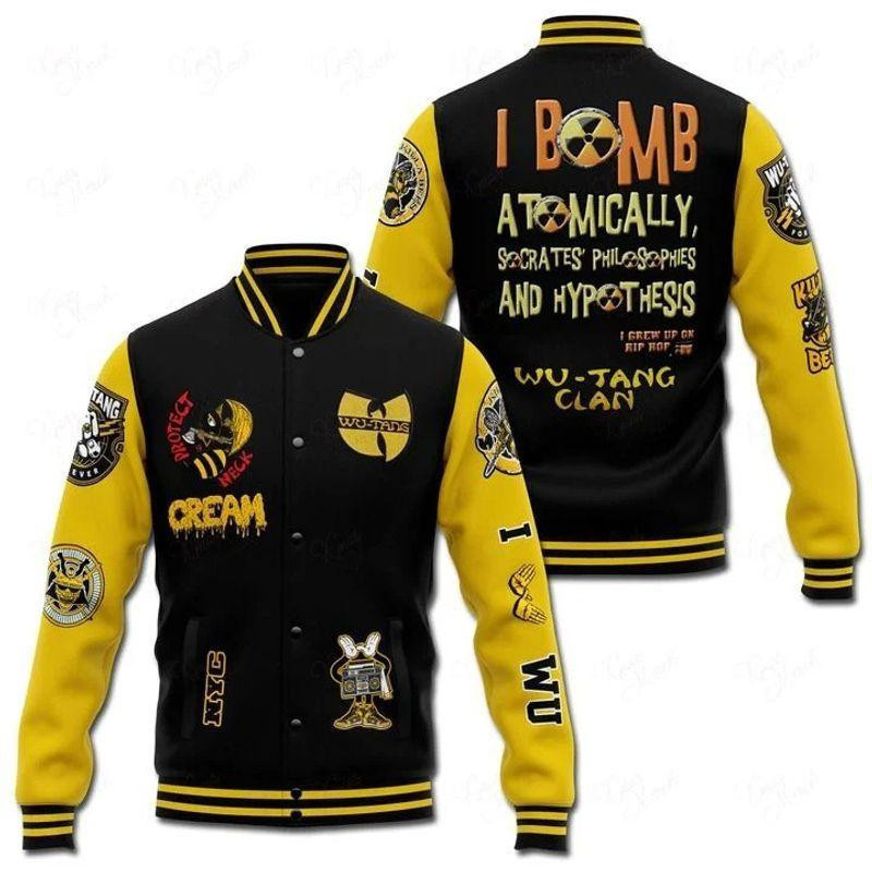 Wu-Tang Clan Fashion Baseball Jacket for Men & Women | Music Fan Gift