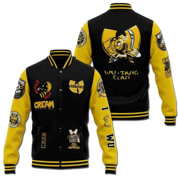 Wu-Tang Clan Hip Hop Rock & Roll Baseball Jacket for Men & Women | Music Fan Gift