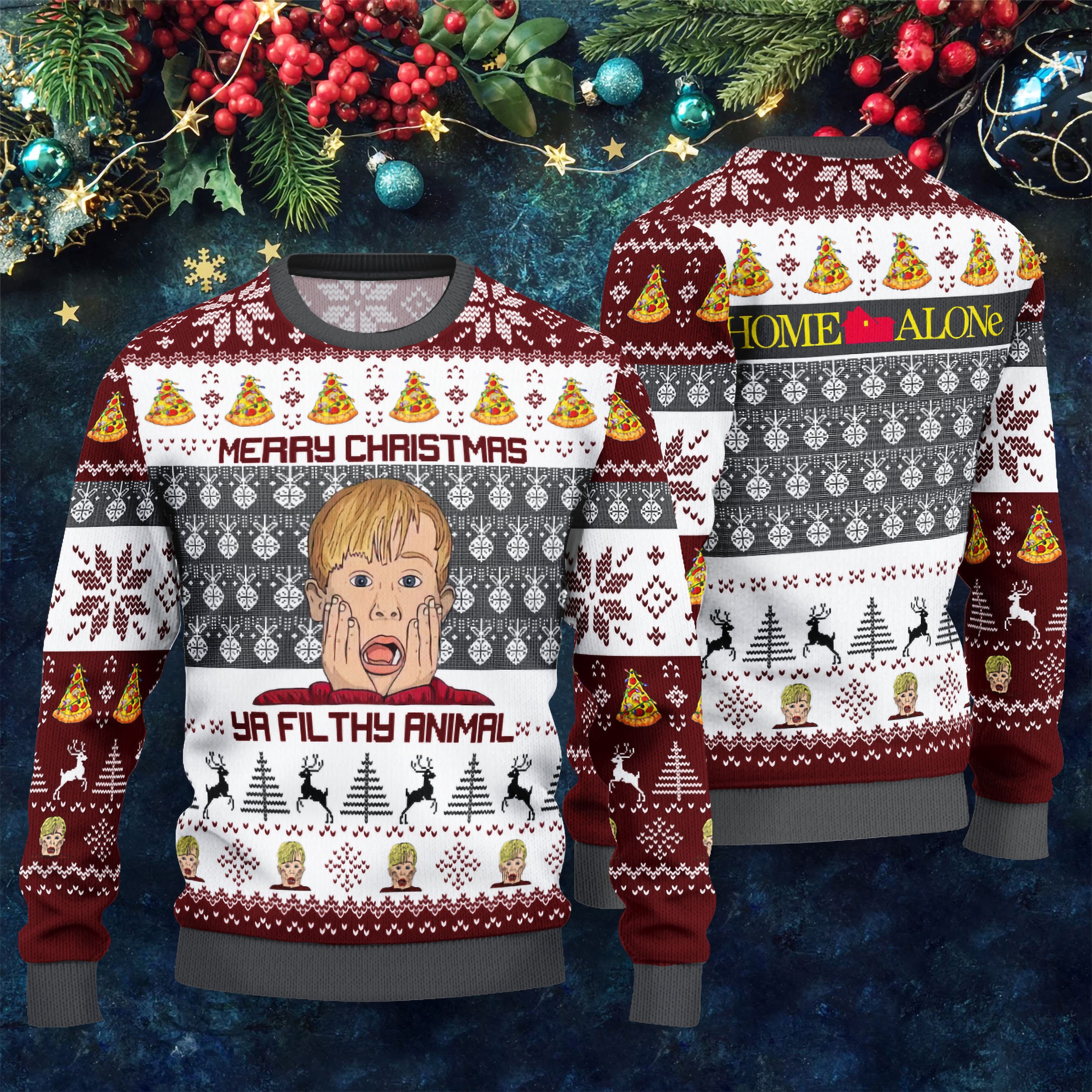 Ya filthy Animal Merry Ugly Christmas Sweater