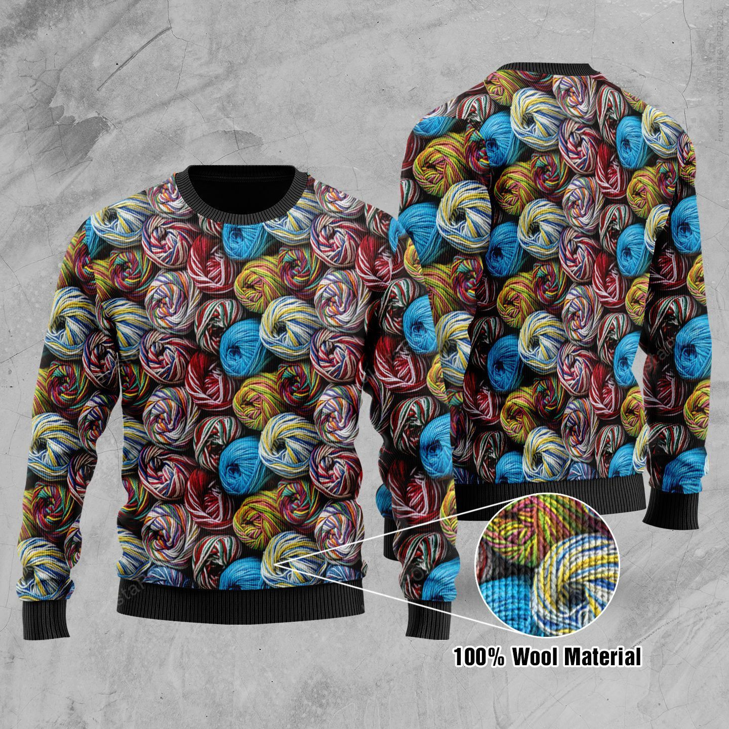 Yarn Ugly Christmas Sweater, Perfect Holiday Gift