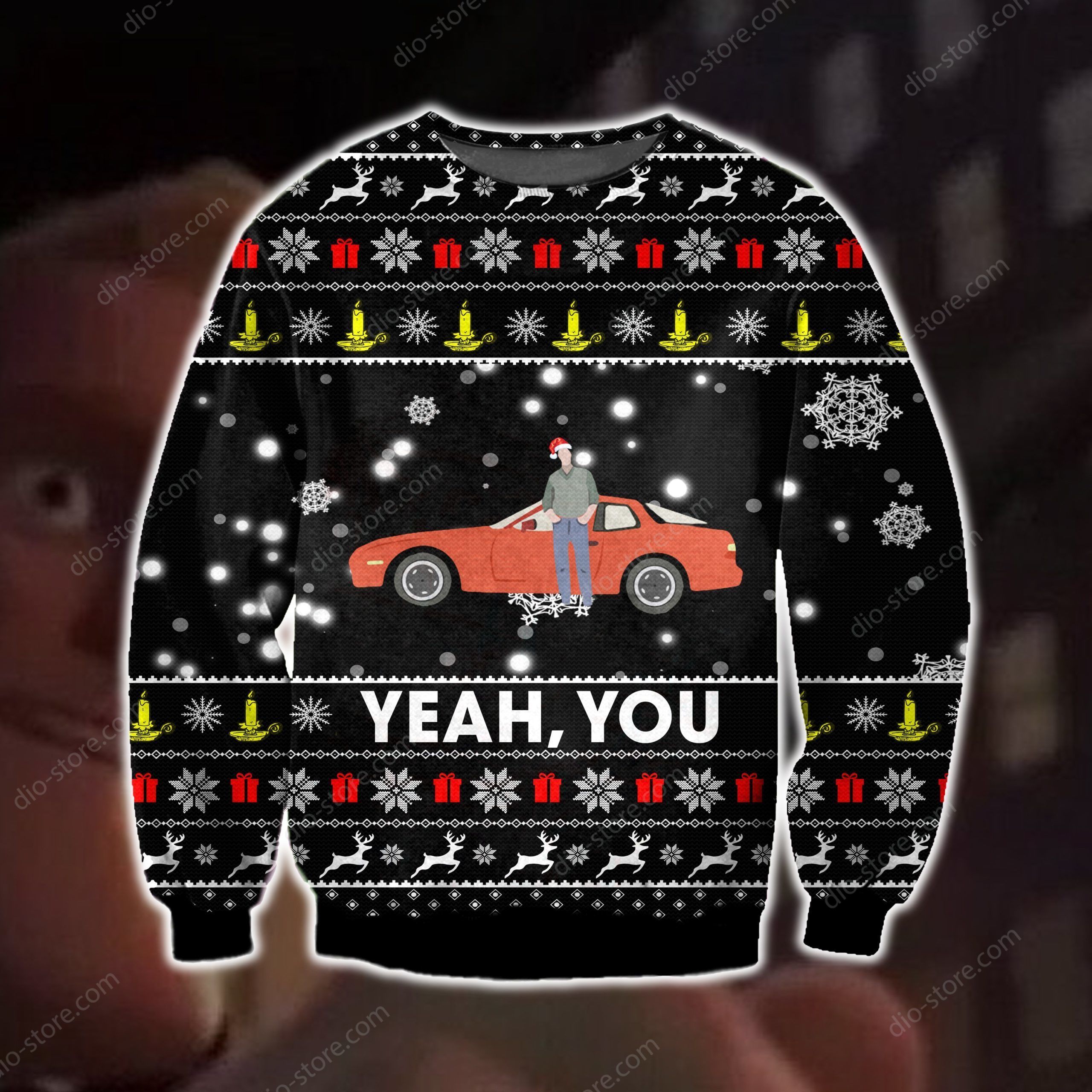 Yeah You- Sixteen Candles Knitting Pattern 3D Print Ugly Sweater