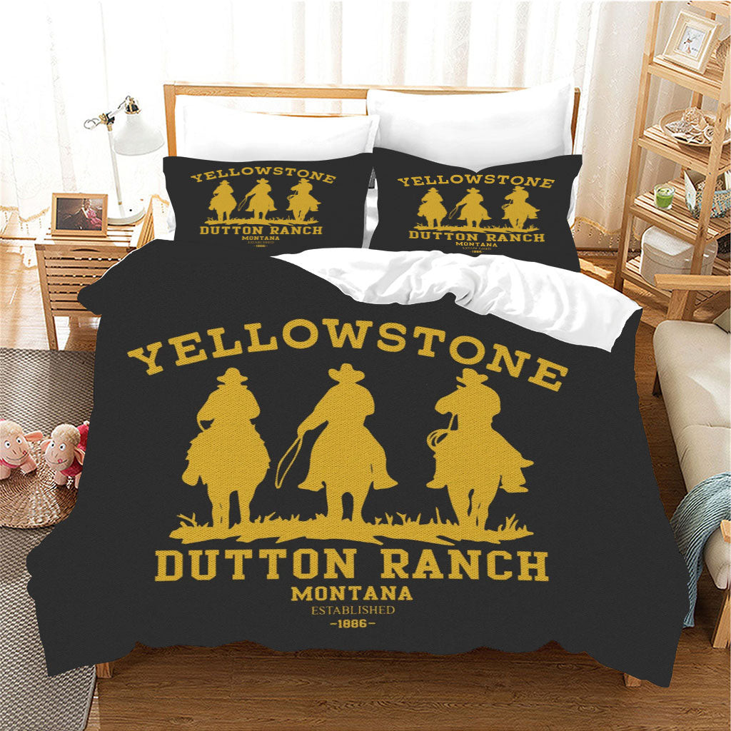 Yellowstone Duvet Cover Quilt Cover Pillowcase Bedding Set Bed Linen Home Bedroom Decor