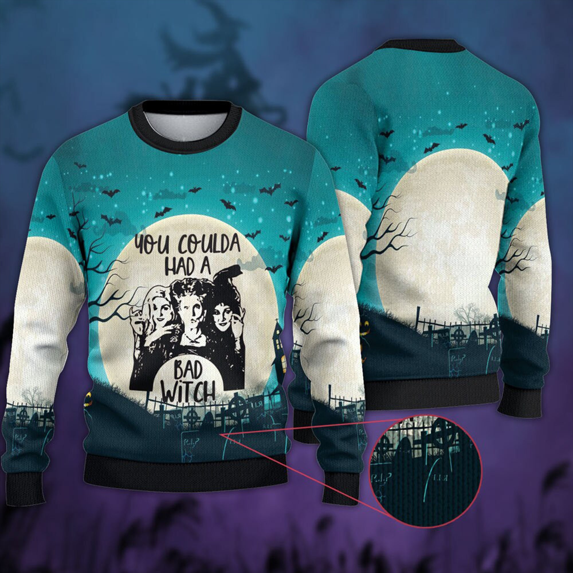You Coulda Had A Bad Witch Hocus Focus Ugly Christmas Sweater