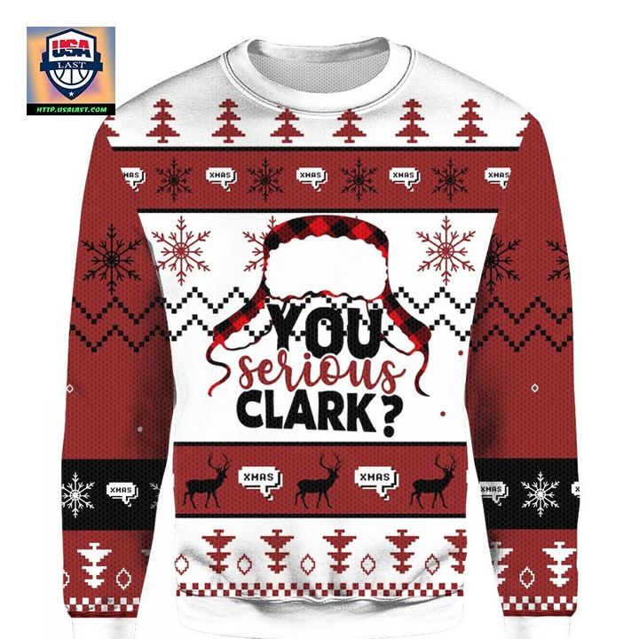 You Serious Clark National Lampoon Vacation Ugly 3D Christmas Sweater