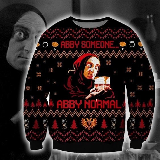 Young Frankenstein Abby Normal Ugly Christmas Sweater