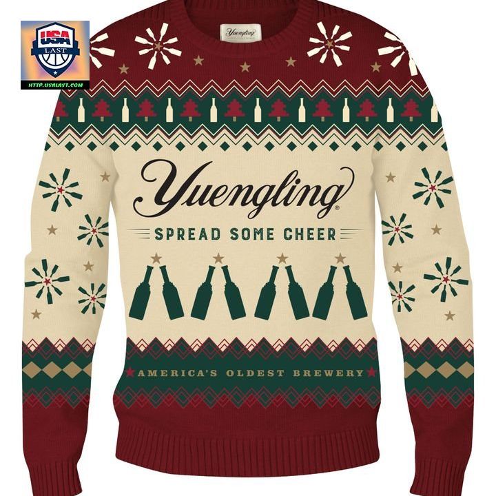 Yuengling Beer Spread Some Cheer Ugly Christmas Sweater