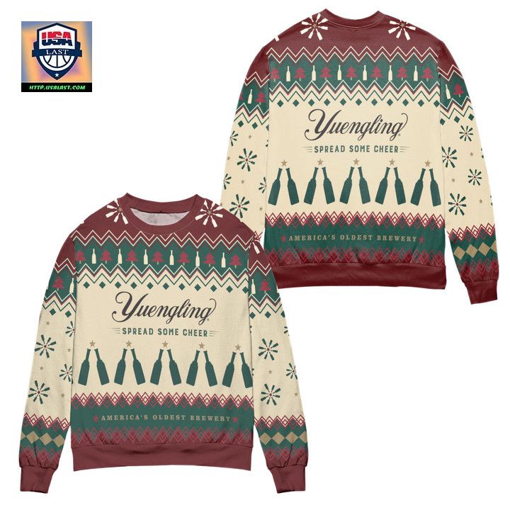 Yuengling Spread Some Cheer Ugly Christmas Sweater