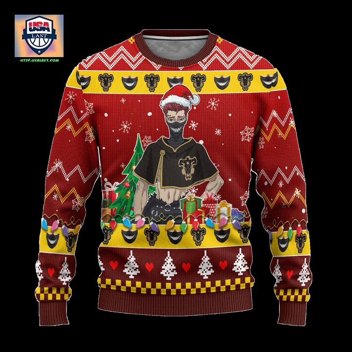 Zora Ideale Anime Ugly Christmas Sweater Black Clover Xmas Gift